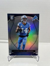 2024 TOTALLY CERTIFIED AMON-RA ST BROWN MIRROR SILVER FOOTBALL CARD LIONS NFL 28