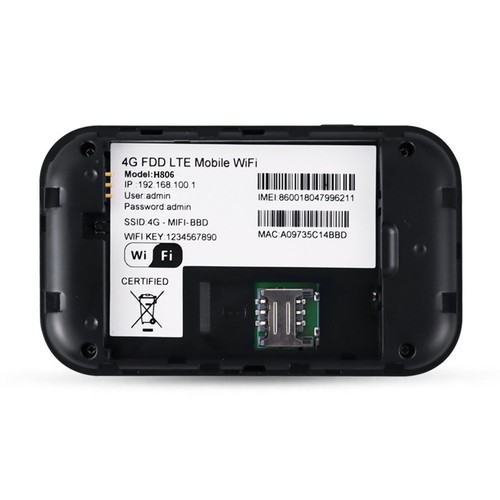 4G MiFi Router WiFi Modem WiFi 150Mbps + SIM-Kartensteckplatz MiFi W3X35552 - Bild 6 von 7
