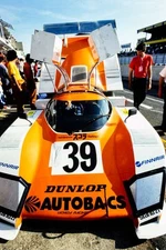 Eje Elgh Stanley Dickens Uchida Dome Racing Team Dome RC83i in the- Old Photo 1