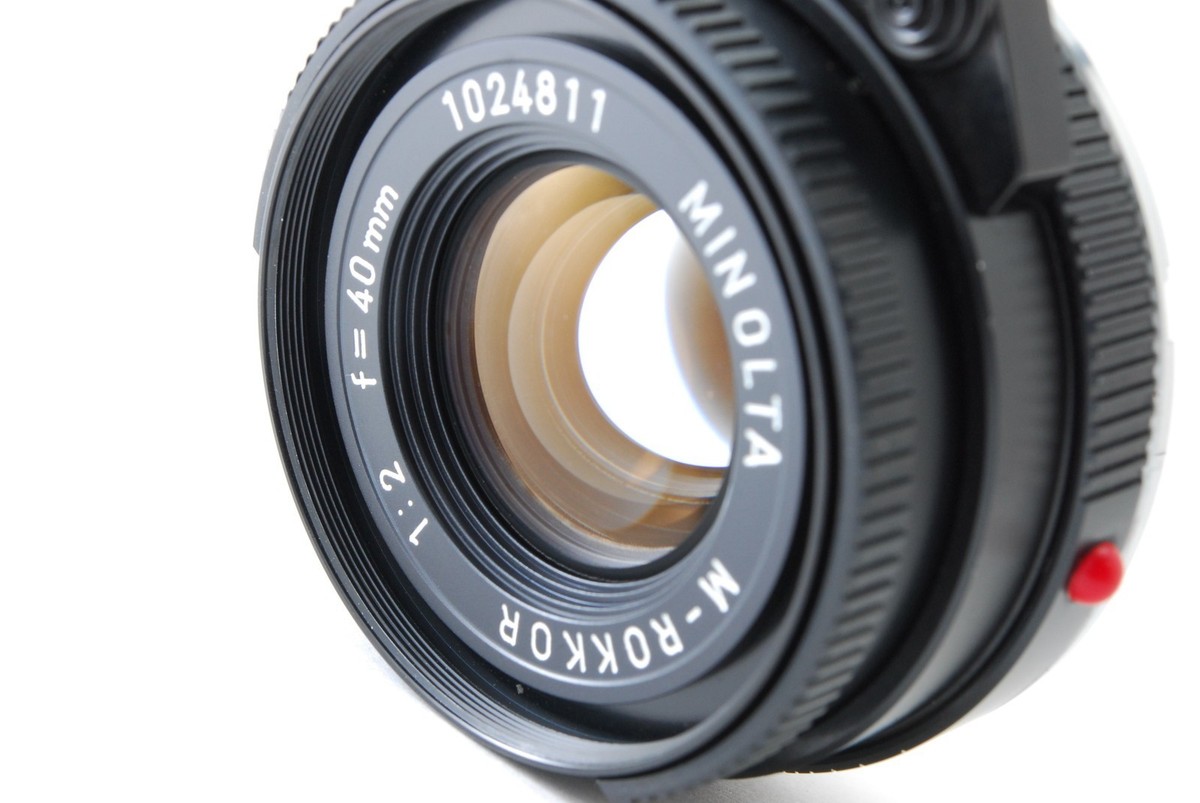 NEAR MINT】 Minolta M-Rokkor 40mm F2 Lens for Leica M Mount CL CLE