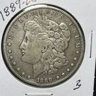 1889-CC MORGAN SILVER DOLLAR F DETAILS