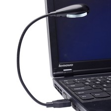 HANERDUN  Bright LED USB Lamp Light Reading for Laptop Flexible Black