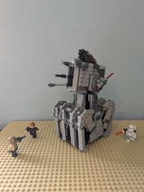 Lego Star Wars Retired Lightly Used First Order Heavy Scout Walker Light Gray