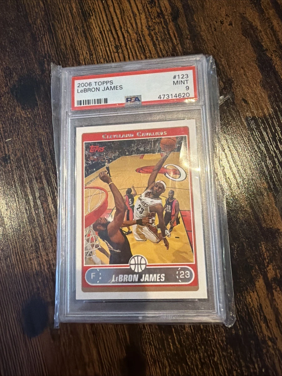 Topps LeBron James 9 Graded Basketball Sports Trading Cards
