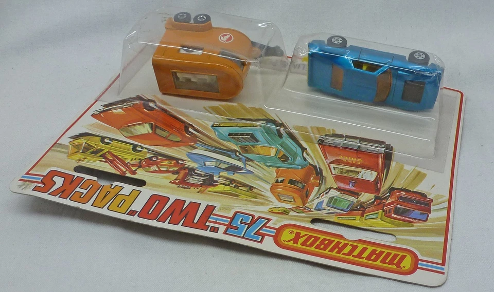 Matchbox Two Packs TP-3 AMX Javelin & Pony Trailer - Image 2 of 2