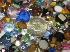SWAROVSKI CRYSTAL 130 RHINESTONES AUSTRIA HUGE LOOSE LOT REPAIR JEWELRY CRAFTS