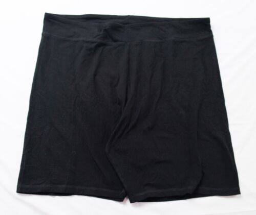 Athletic Works Women's Plus Runner Biker Shorts AP2 Black Soot Size: 3X