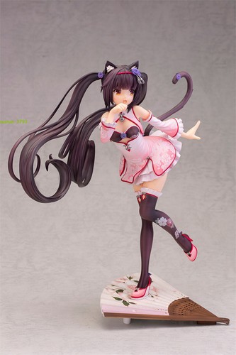 NEKOPARA Chocola/Vanille Cheongsam Hand Laterne PVC Figur Ornament Geschenke Modell - Bild 8 von 10