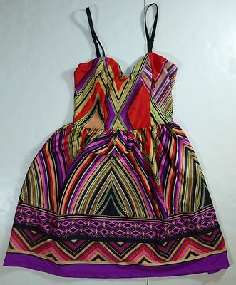 *NWT* JOYCE LESLIE WOMENS LADIES SPAGHETTI STRAP MINI DRESS SIZE SMALL E246