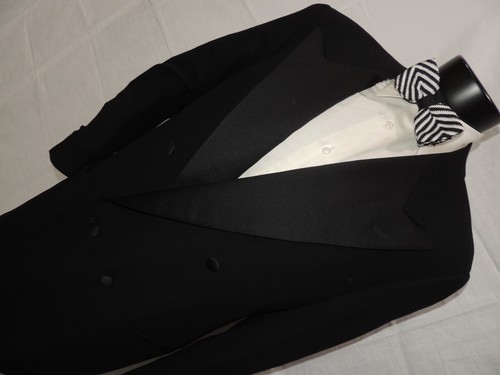 Emporio Armani Men's Double Breasted Formal Tuxedo Jacket Coat 40 Reg - Picture 2 of 13