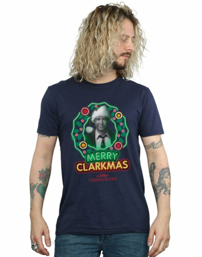 National Lampoon's Christmas Vacation hombre Greyscale Clarkmas Camiseta - Imagen 1 de 25