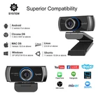 4k/1080p Webcam Streaming with Microphone for Desktop Computer Software USB LOT