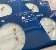 1pc Pre-Sterile Labret Stud Tragus Ring Ear Cartilage Grade 23 Titanium