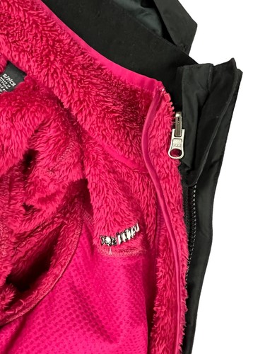 Marmot 3 in 1 Jacket Coat w Hood Youth Girls Size S (5-6) Black / Pink - Picture 12 of 20