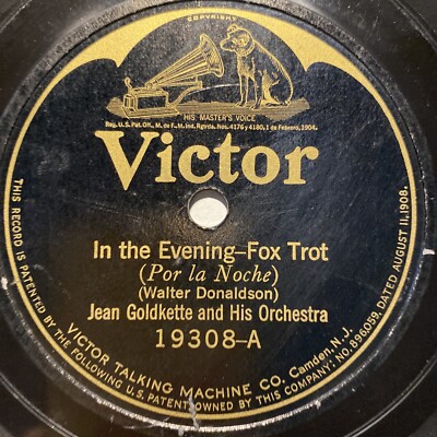 JAZZ - GOLDKETTE - Dorsey Brothers 78 rpm VICTOR 1930 IN THE EVENING ...