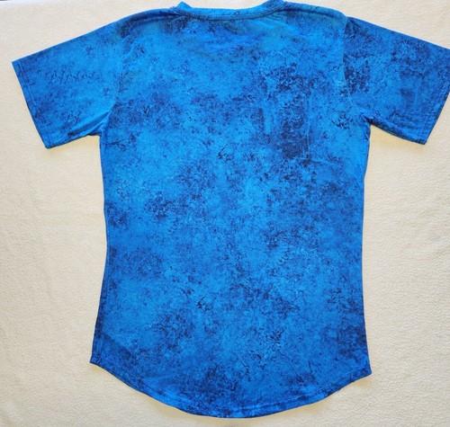 Top de manga corta para mujer ~ talla grande ~ azul ~ - Imagen 5 de 5