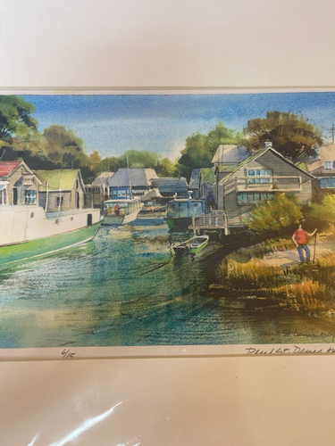 Fishtown Afternoon Leland Michigan Aquarelldruck von Paul St. Dennis 15.06.1994 - Bild 10 von 14