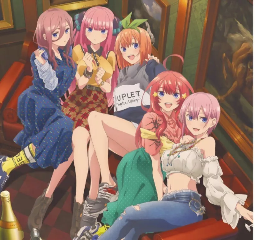 The Quintessential Quintuplets Character Book & Anime Season 1 Official Art  Book set japonês