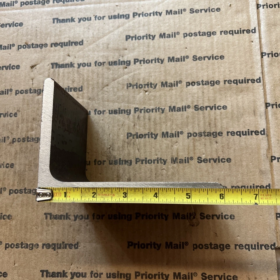 4 X 6 Acero Ángulo Hierro 3/8" TH Soporte de Refuerzo Resistente Estante de Soldadura 4" de Largo Foto 3 de 4