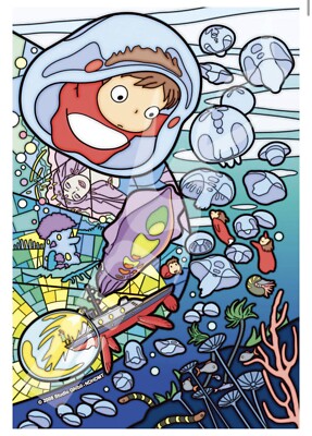 Studio Ghibli Ponyo Crystal Jigsaw Puzzle 126 Pieces by Ensky