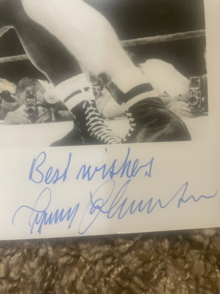 Ingemar Johansson & Floyd Patterson Signed Autographed 8x10 Boxing Photo w/ COA - Image 3 of 4