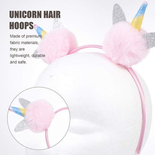 5 Count Unicorn Headband Child Children Hair Accessories for Girls - Picture 2 of 12