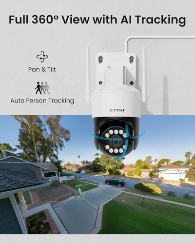 ZOSI 8CH 4K NVR 5MP WiFi-6 IP Camera Wifi Security System Outdoor Home 1TB HDD - Picture 14 of 20