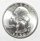 1950 S/S Washington Quarter CH BU