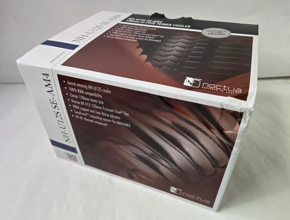 Noctua NH-U12S SE-AM4 120mm U-Type CPU Cooler AMD AM4/AM5 Special Edition NF-F12 - Image 3 of 4