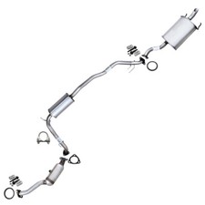 Epa Approved Stainless Steel Exhaust System Kit Fits 2007-2008 Honda Fit 1.5l Epa Approved Stainless Steel Exhaust System Kit Fits 2007-2008 Honda Fit 1.5l
