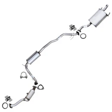 EPA Approved Stainless Steel Exhaust System Kit fits 2007-2008 Honda Fit 1.5L