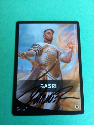 MTG Magic Basri Title Card Signed Artist Proof x1 Jumpstart Kieran Yanner
