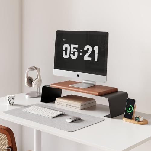 Monitor Stand Riser, Foldable Computer Monitor Riser, Adjustable Length