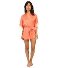NEW JOSIE BY NATORI 78 APRICOT COQUETTE WRAP ROBE SZ M MEDIUM