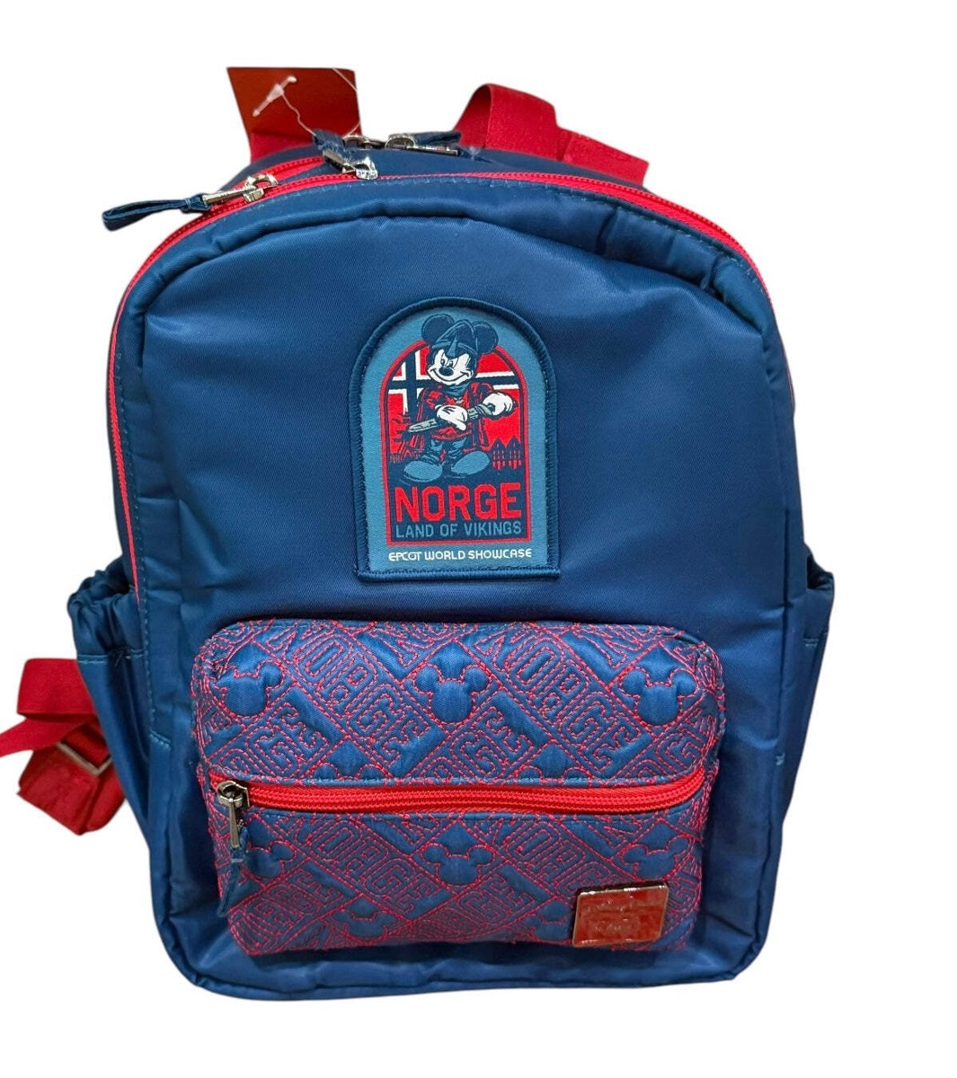 Disney Epcot Norway Mickey Lug Backpack
