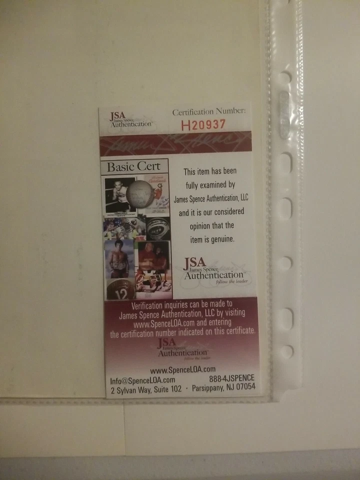 Larry Doby And Monte Irvin 8×10 Autographed Photo JSA Authenticated MLB HOF - Image 4 of 4