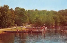 Lakeside Connecticut Camp Washington Sunniecroft Swimming Postcard AA41333