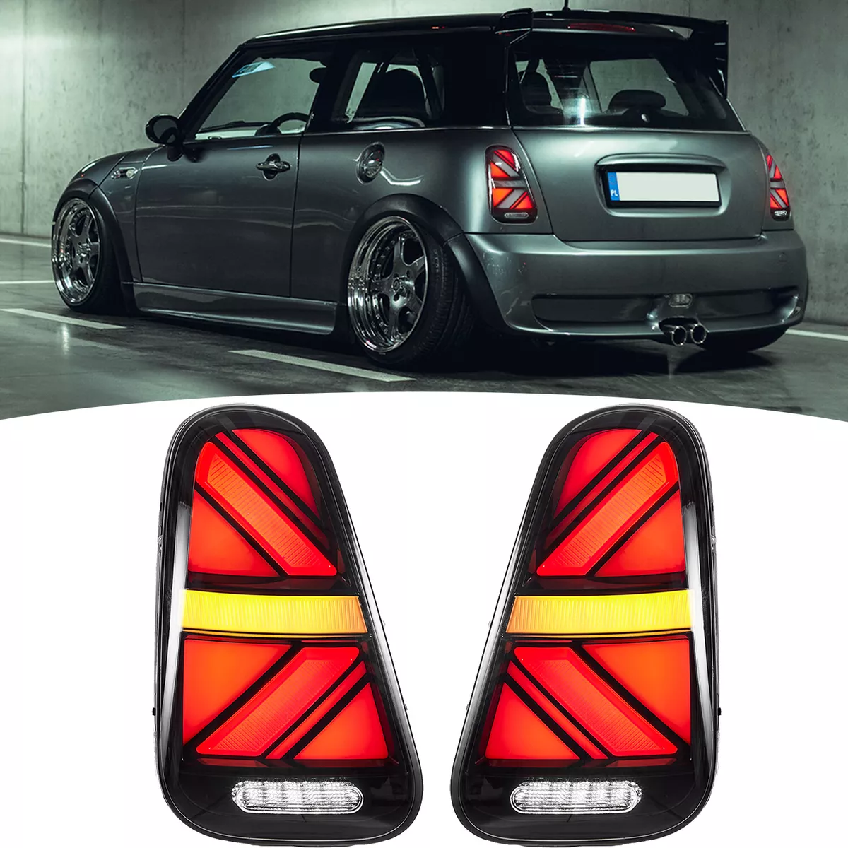 njssjd Canbus Smoke LED Seitenblinker Repeater Lichter für Mini Cooper R50  R53 2001-2006 R52 2004-2008 Frontfender LED Seitenblinker Blinker Blinker  Lampen : : Auto & Motorrad