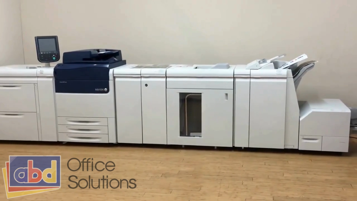 Xerox Versant 80 Press Bypass Booklet Finisher Integrated Fiery