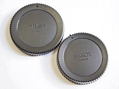 NIKON Z BODY CAP BF-N1 & REAR LENS CAP LF-N1 ORIGNAL | eBay