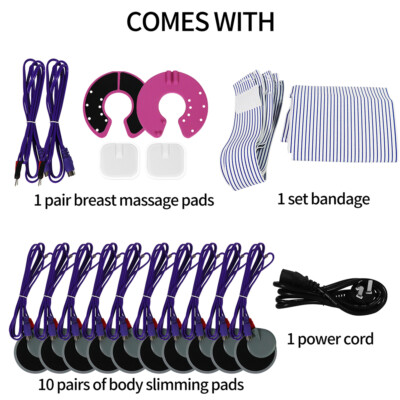Electric Muscle Stimulator Massager EMS Slimming Machine Weight Loss BIO Device
