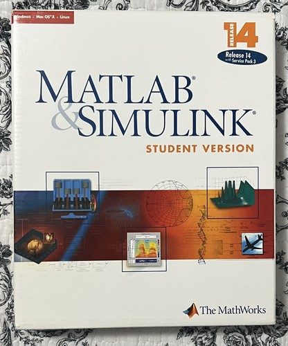 MATLAB AND SIMULINK STUDENT VERSION RELEASE 14 LIKE NEW