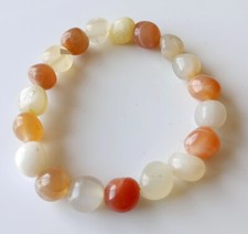 Bracelet extensible en perle d'Agate .
