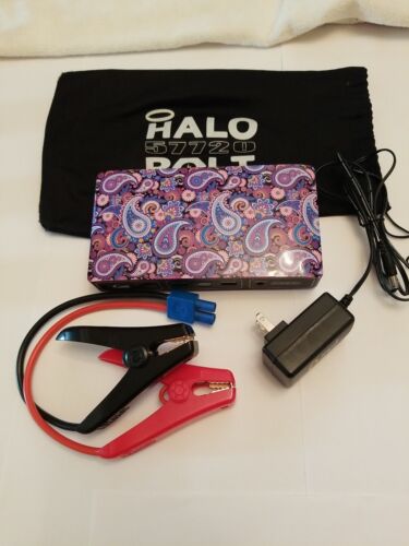 Halo Bolt charger 57720 with 2 USB ports, Floodlight,Mini jumper cables