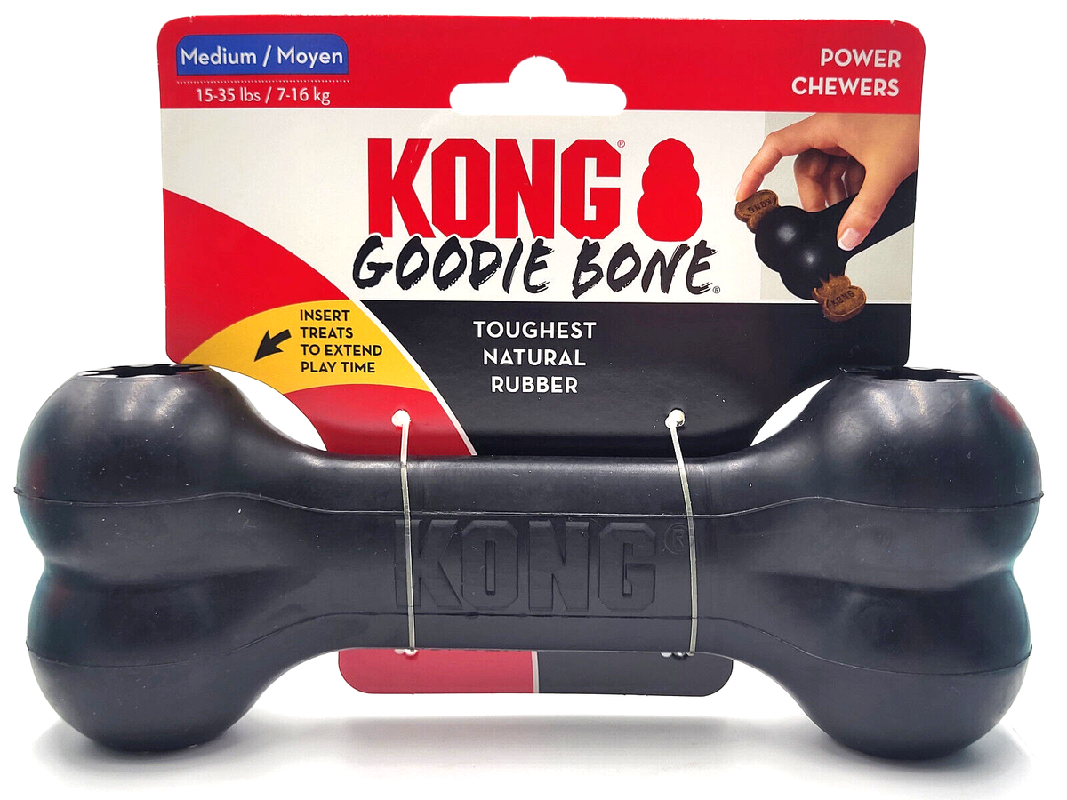 KONG Extreme Goodie Bone Durable Power Chewers Treat Stuffable Dog