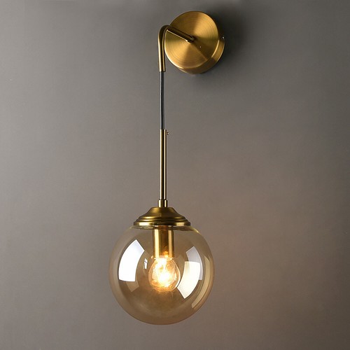 Glass Bedroom Wall Lamp Indoor Wall Lights Bar Wall Lighting Hallway Wall Sconce - Picture 4 of 8