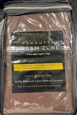 Wamsutta Dream Zone 1000 -TC Standard/Queen Pillowcases in Chocolate (Set of 2)