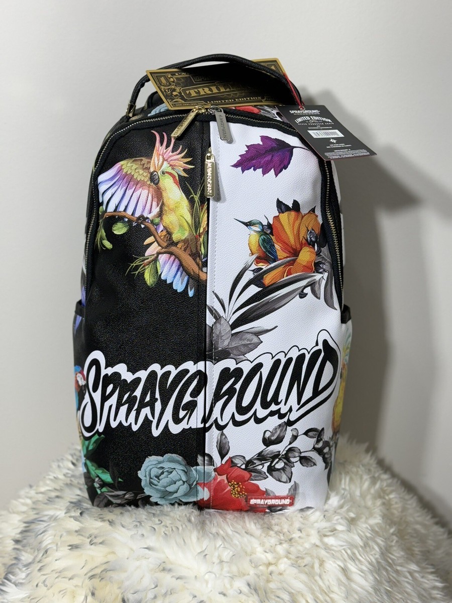 SPRAYGROUND 2019年limited edition ボディバッグ SPRAYGROUND Limited Edition Keep It 100 Backpack Black Bag RARE