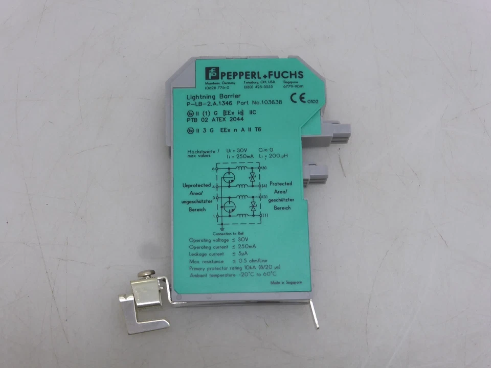 Pepperl + Fuchs Surge Protector 103638 Type P-LB-2.A.1346 - Image 3 of 4