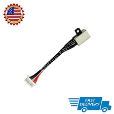 For Dell Inspiron 7590 7591 w/ I7-8565U CPU DC IN power jack cable charging port